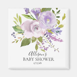 Favoritmagnet för Lila av vattenfärg i lavender-vi Magnet