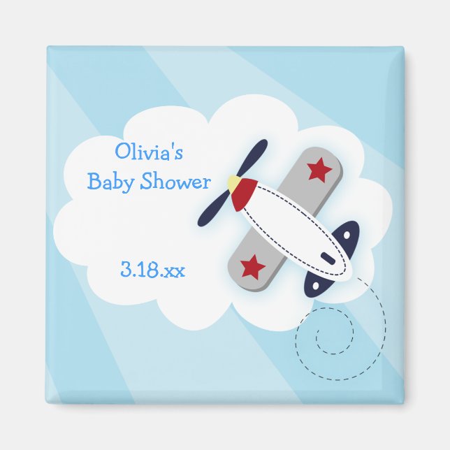 Favoritmagnet för lilla Baby-avsökarkvadrat Magnet (Framsidan)