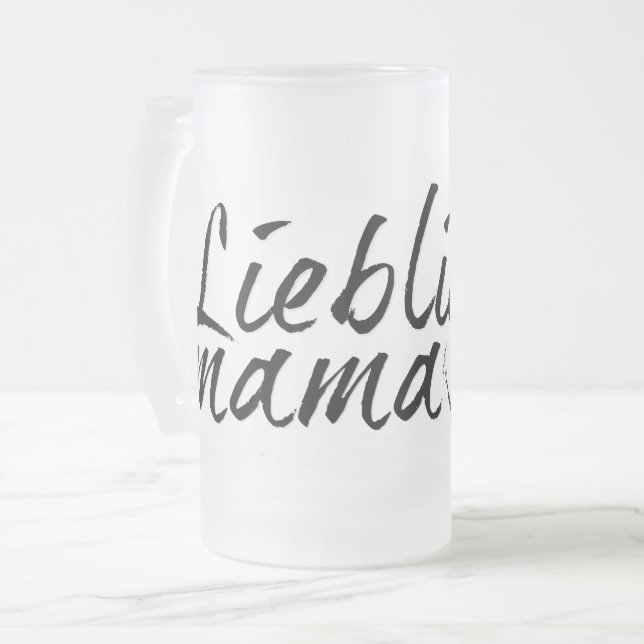 Favoritmamma Frostat Ölglas (Framsida vänster)