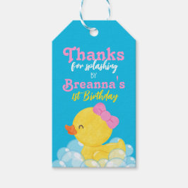 Favoritmärkningar för Anka-födelsedagsetiketter fö Presentetikett