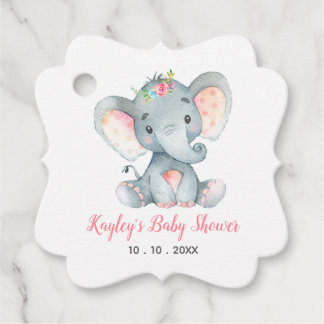 Favoritmärkningar för babyskor - ElefantBlommigt Gåvor Etiketter