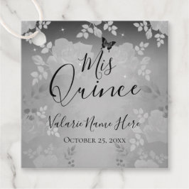 Favoritmärkningar för finare Quinceanera Silver Gåvor Etiketter