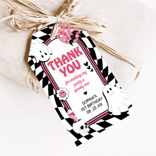 Favoritmärkningar för Flickor Retro Ghost Hallowee Presentetikett
