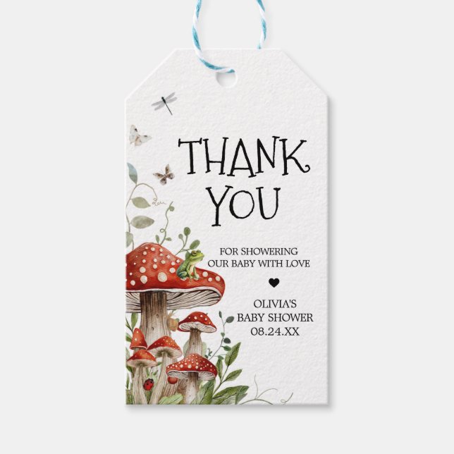 Favoritmärkningar för vetmungi-svampar presentetikett (Framsidan)