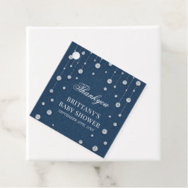 Favoritmärkord för Denim och Jeans Baby Shower Gåvor Etiketter