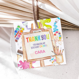 Favoritmärkord för Födelsedagsfesten Färgton på bi Gåvor Etiketter