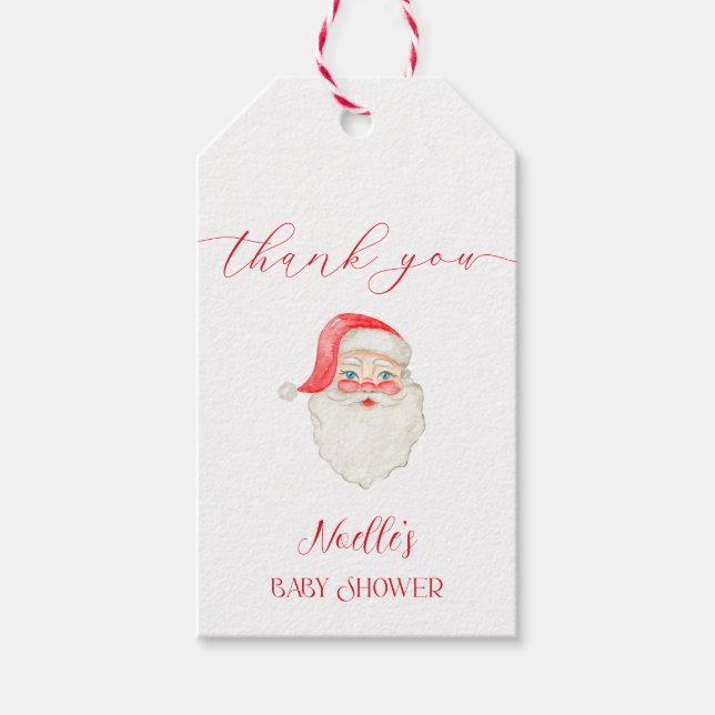 Favoritmärkord för Gingerpage Baby Shower Presentetikett (Framsidan)