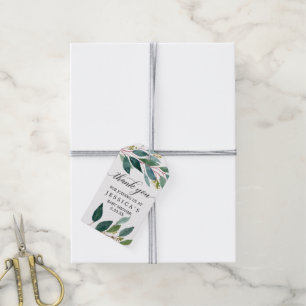 Favoritmärkord för Grey Baby Shower Presentetikett
