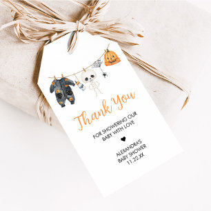 Favoritmärkord för Little Boo Halloween Clotheslin Presentetikett