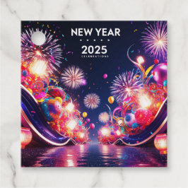 Favoritmärkord för nyårs designruta gåvor etiketter