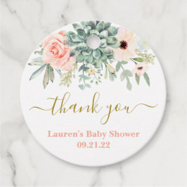 Favoritmärkord för Pampas Grass Baby Shower Gåvor Etiketter