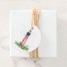 Favoritmärkord för vattenfärgsjupiter fyr