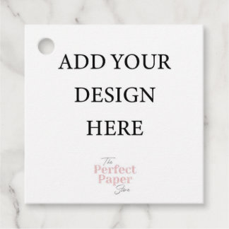 Favoritmärkordsmall med Hål Slagit Gåvor Etiketter