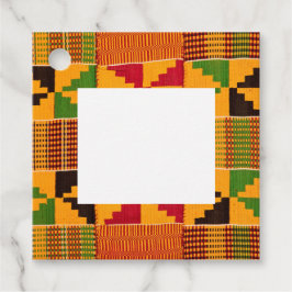 Favoritmarkörer med afrikanskt tryck gåvor etiketter