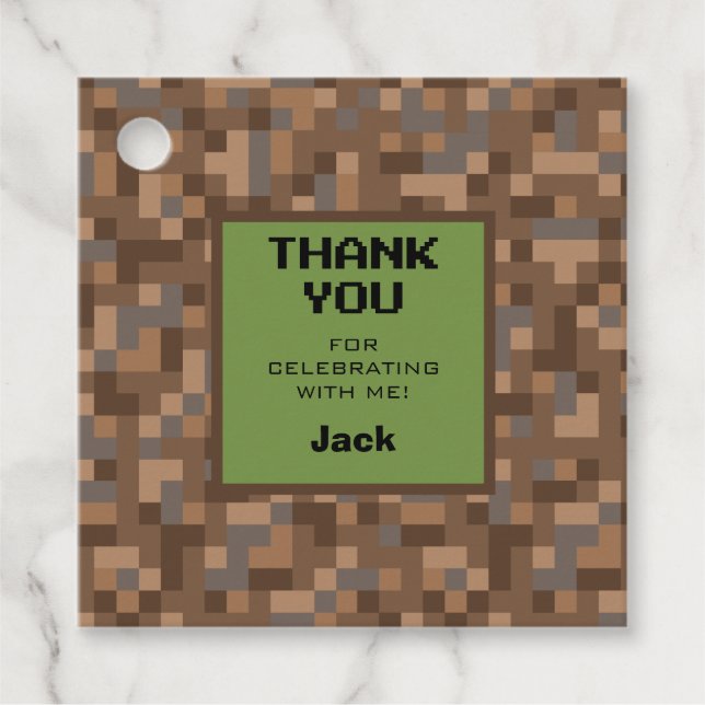 FavoritMärkre för videospelspartiet Gåvor Etiketter (Framsida)