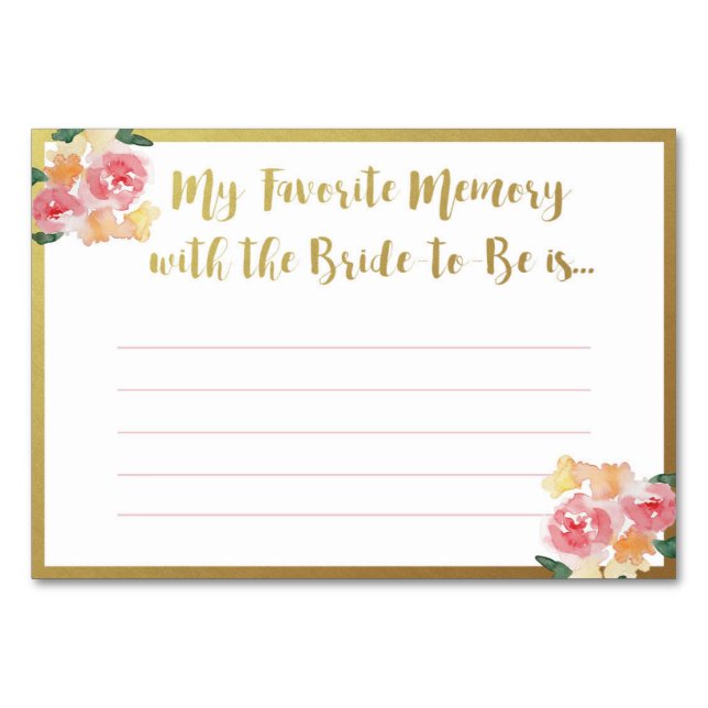 Favoritminne med brudkort bordsnummer (Framsidan)