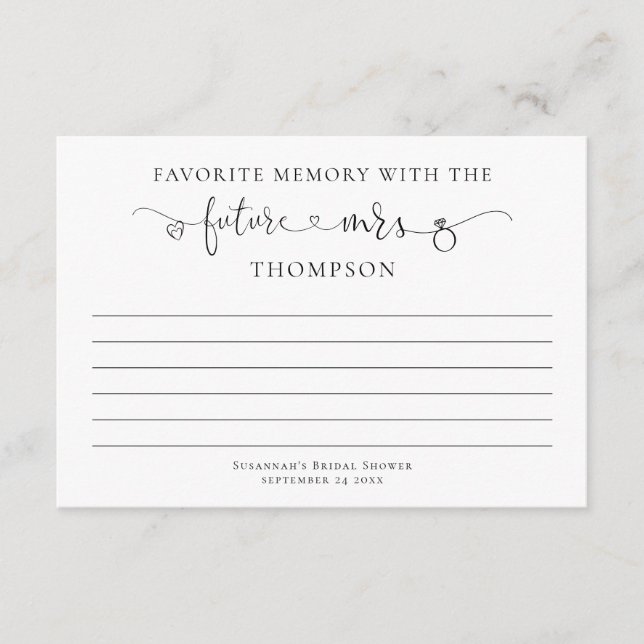 Favoritminne med framtida Mrs Möhippa Kort (Framsida)