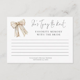 Favoritminne med Möhippan Bride Cream Bow Kort