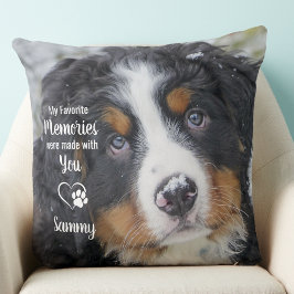 Favoritminnen Hund älskare Pet Loss Pet Memorial Kudde