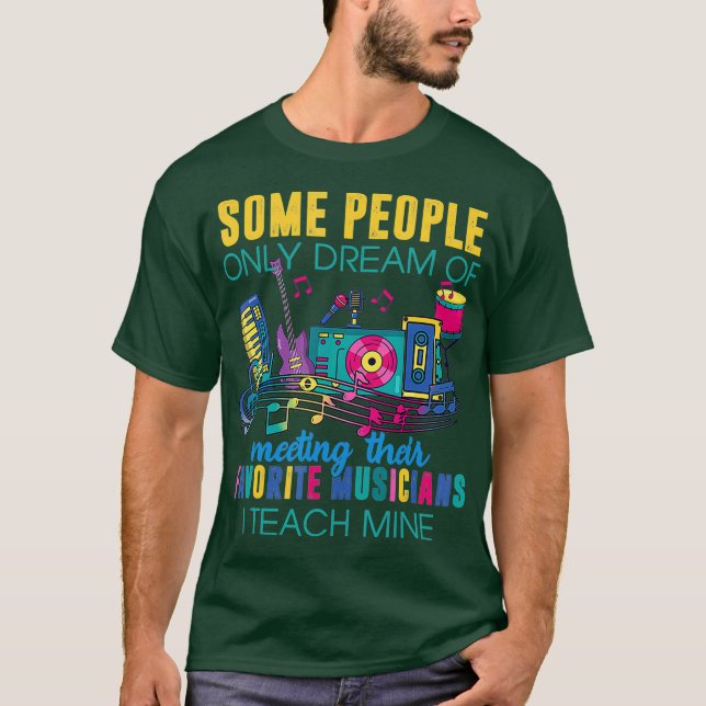 Favoritmusiker i Teach Mine T shirt Music (Framsida)