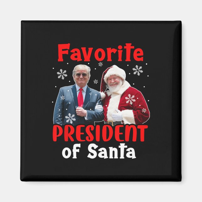Favoritordförande i julklapp magnet (Framsidan)