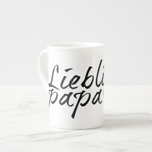Favoritpappa - svart text 00001 benporslin mugg (Framsida vänster)