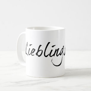 Favoritpappa - svart text 00001 kaffemugg