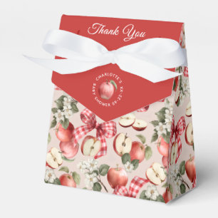 Favoritpåsar för Rustic Apple Baby Shower Presentaskar
