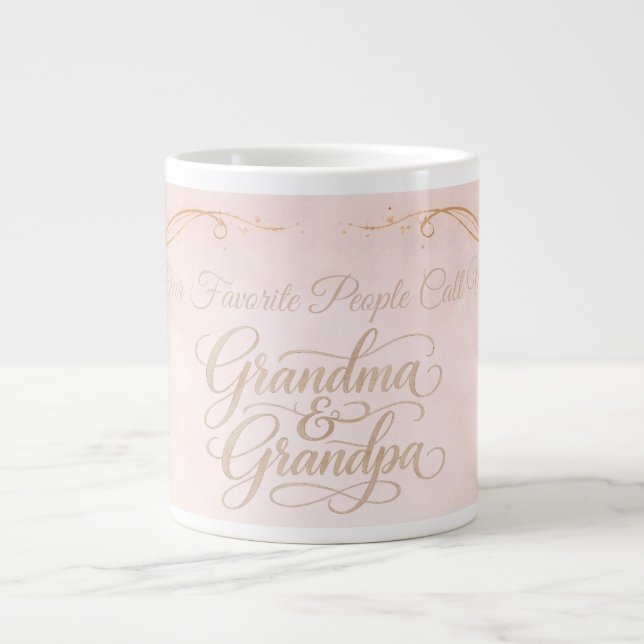 Favoritpersoner - Mormor och Morfar Mugg Jumbo Mugg (Framsidan)