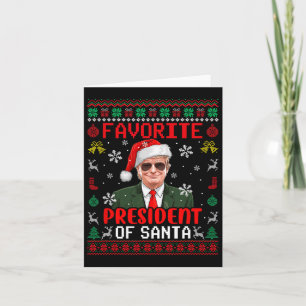 Favoritpresident i Santa Julafton, Trump Proud Won Kort