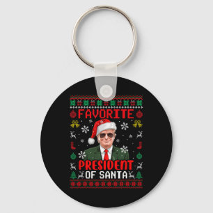 Favoritpresident i Santa Julafton, Trump Proud Won Nyckelring