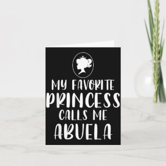 Favoritprinsessa kallar abuela mors dag kort
