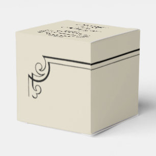 Favoritruta för Art nouveau Posh Wedor Presentaskar