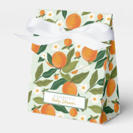 Favoritruta för Baby Cutie-Orangen Baby Shower Presentaskar