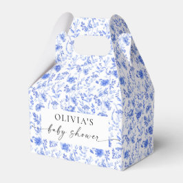 Favoritruta för babykläder för blå porslinje-Blomm Presentaskar