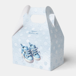 Favoritruta för blå Baby-skor Presentaskar