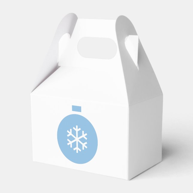 Favoritruta för blå jul Boll Presentaskar (Framsidan Sidan)