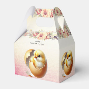 Favoritruta för Blommigt med liten Chick Presentaskar