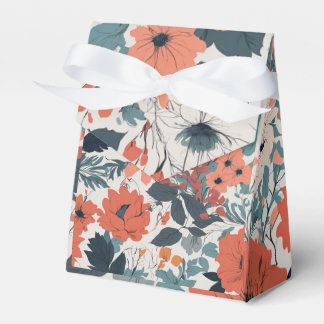 Favoritruta för blommigt presentaskar