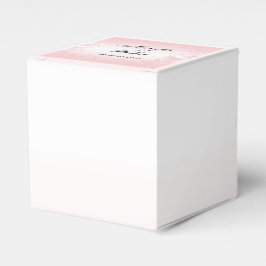 Favoritruta för blommigt Rosa Vintage bröllop Presentaskar