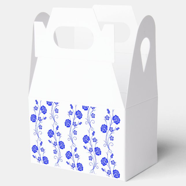 Favoritruta för Blommönster i lodrät Presentaskar (Öppnad)