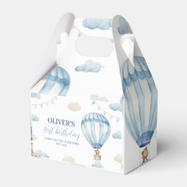 Favoritruta för Blue Brown-Nalle på födelsedagen Presentaskar