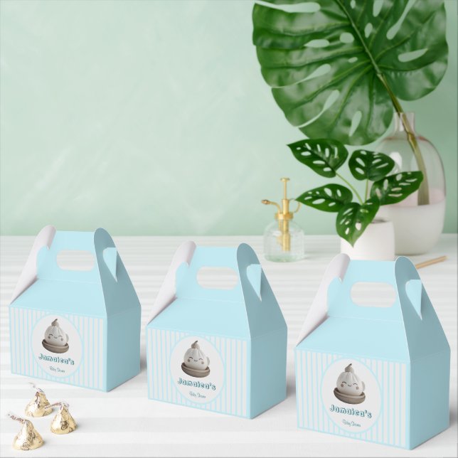 Favoritruta för Blue Little Dumpling Baby Shower Presentaskar (Multipel)