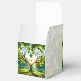 Favoritruta för Bröllop par Monogram Presentaskar