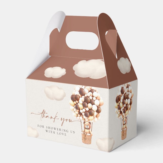 Favoritruta för brunbjörsbubblor presentaskar (Framsidan Sidan)