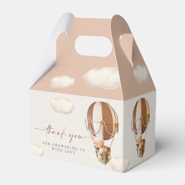 Favoritruta för brunbjörsbubblor presentaskar (Framsidan Sidan)