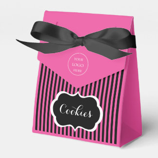 Favoritruta för Classy Black, Rosa & vit Presentaskar