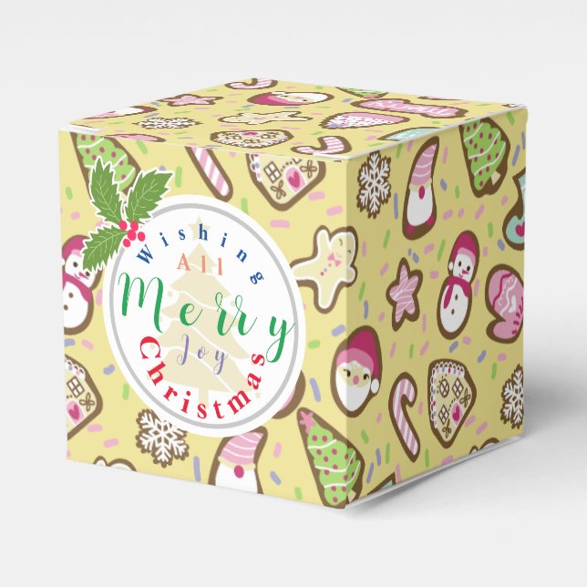 Favoritruta för Cookies-Gult Presentaskar (Framsidan Sidan)