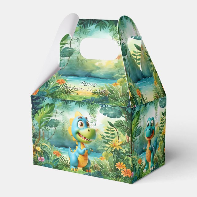 Favoritruta för cute-dinosaur presentaskar (Framsidan Sidan)