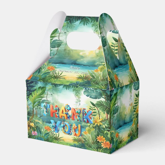 Favoritruta för cute-dinosaur presentaskar (Framsidan Sidan)